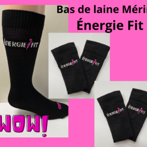 Bas de laine Mérino - Énergie Fit